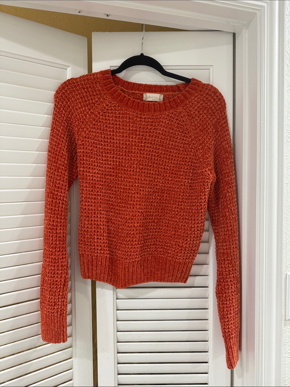 Altard State Cozy Women's Chunky Knit Sweater - Burnt Orange